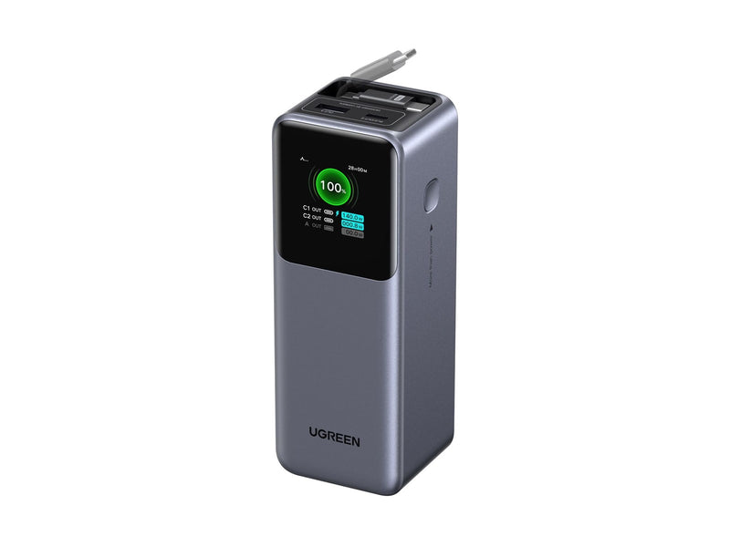 UGREEN 165 W Power Bank with Retractable Cable - 20000 mAh