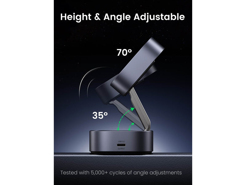 UGREEN 2-in-1 Qi Magnetic Foldable Charging Station (No AC Adapter)