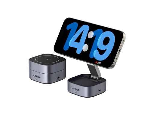 UGREEN 2-in-1 Qi Magnetic Foldable Charging Station (No AC Adapter)