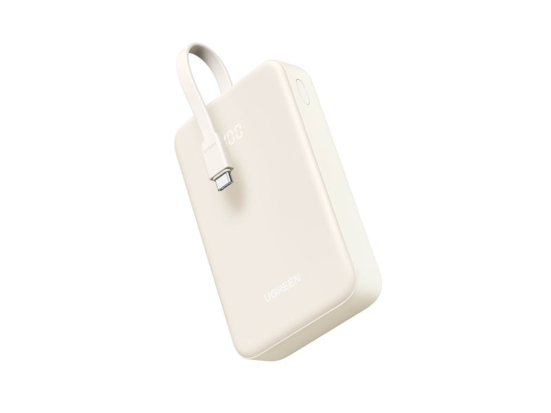 UGREEN 20000mah Power Bank With Built-In Cable - 20000 Ah