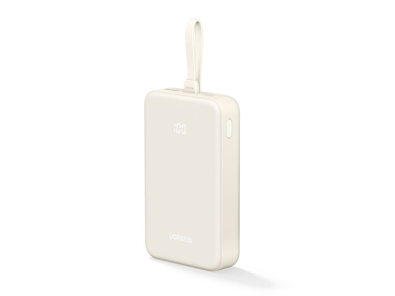 UGREEN 20000mah Power Bank With Built-In Cable - 20000 Ah