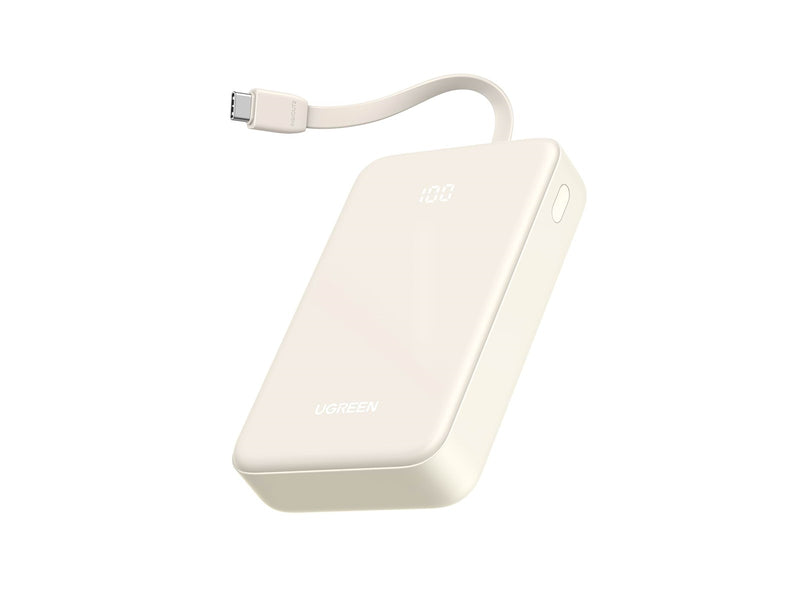 UGREEN 20000mah Power Bank With Built-In Cable - 20000 Ah