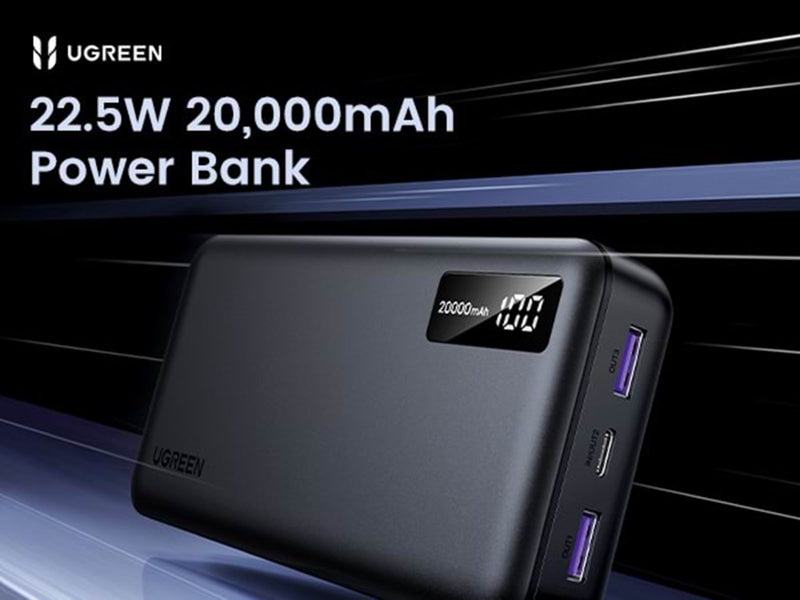 UGREEN 20000mah Two-Way Fast Charging Power Bank - 20000 Ah