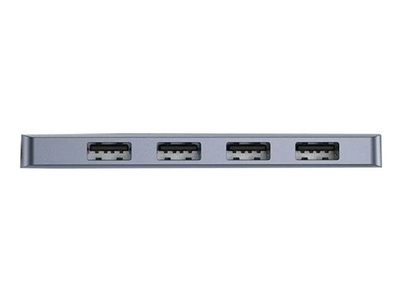 UGREEN 4-in-1 USB C Hub USB-Hubs - USB 3.2 - 4 - silber