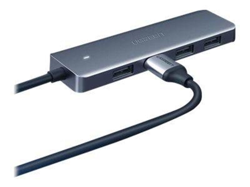 UGREEN 4-in-1 USB C Hub USB-Hubs - USB 3.2 - 4 - silber