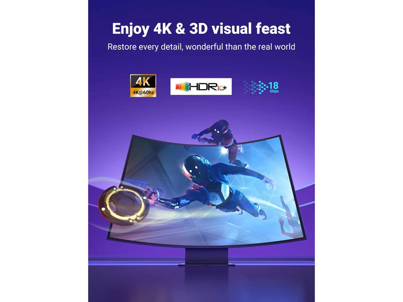 UGREEN 4K HDMI - HDMI - 3m - Schwarz