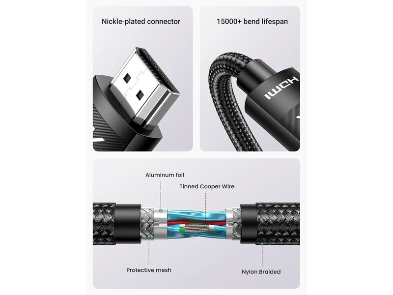 UGREEN 4K HDMI - HDMI - 3m - Schwarz