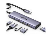 UGREEN 5-in-1 USB-C to 3*USB.3.0+HDMI Hub with USB-C Power Supply