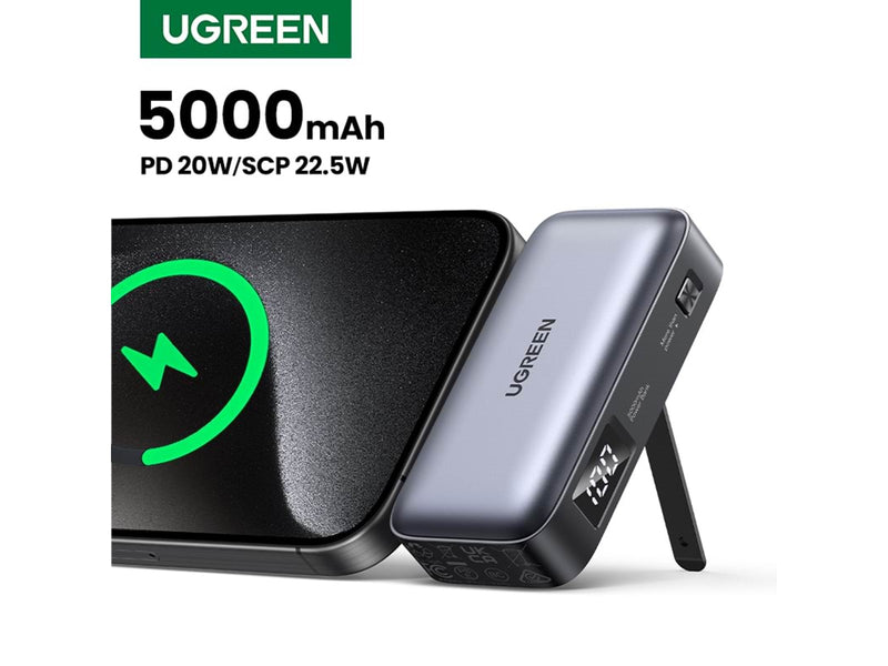 UGREEN 5000mah Power Bank With Built-In Usb-C Connector - 5000 Ah