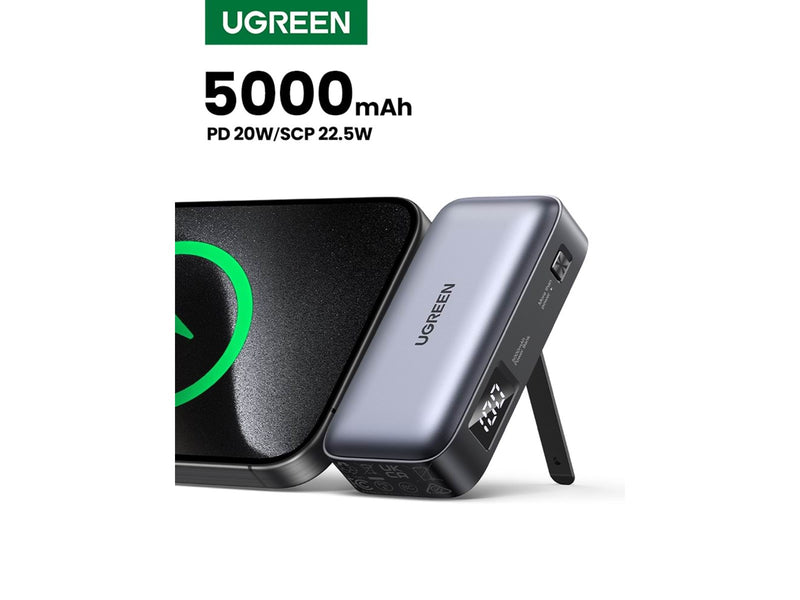 UGREEN 5000mah Power Bank With Built-In Usb-C Connector - 5000 Ah