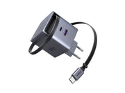 UGREEN 65 W GaN Fast Charger with Retractable Cable