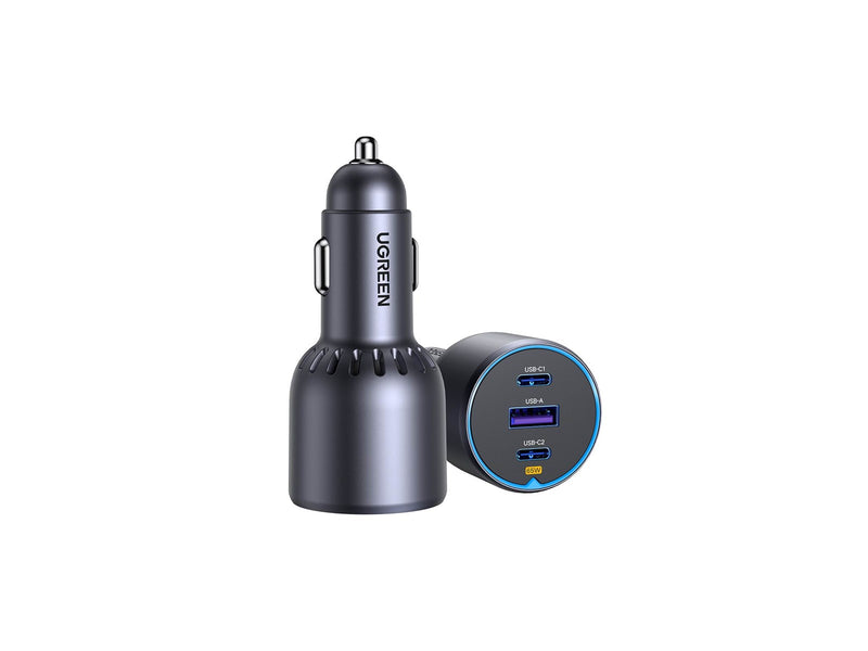 UGREEN 75w 3-Port Fast Car Charger