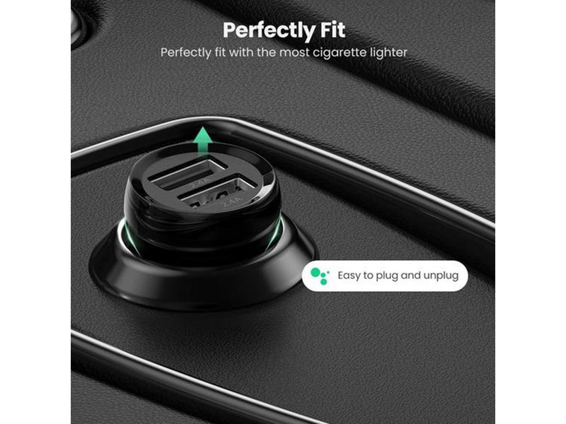 UGREEN Dual USB-A 24W Carcharger