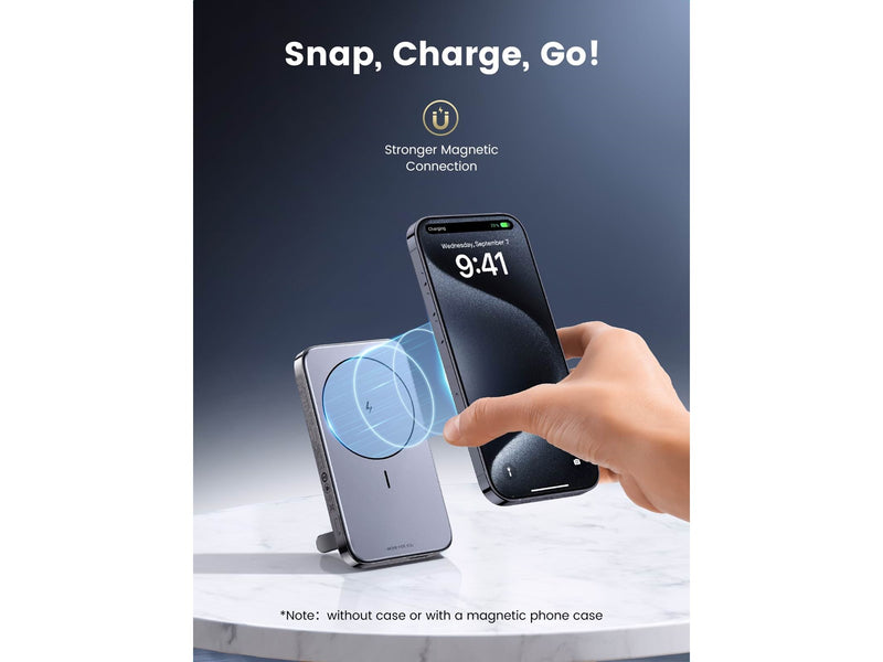 UGREEN Foldable Kickstand Magnetic Battery - 10000 mAh