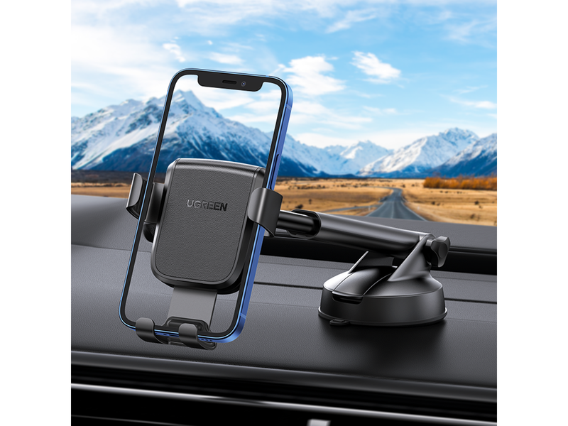 UGREEN Gravity Phone Holder with Suction Cup - Black
