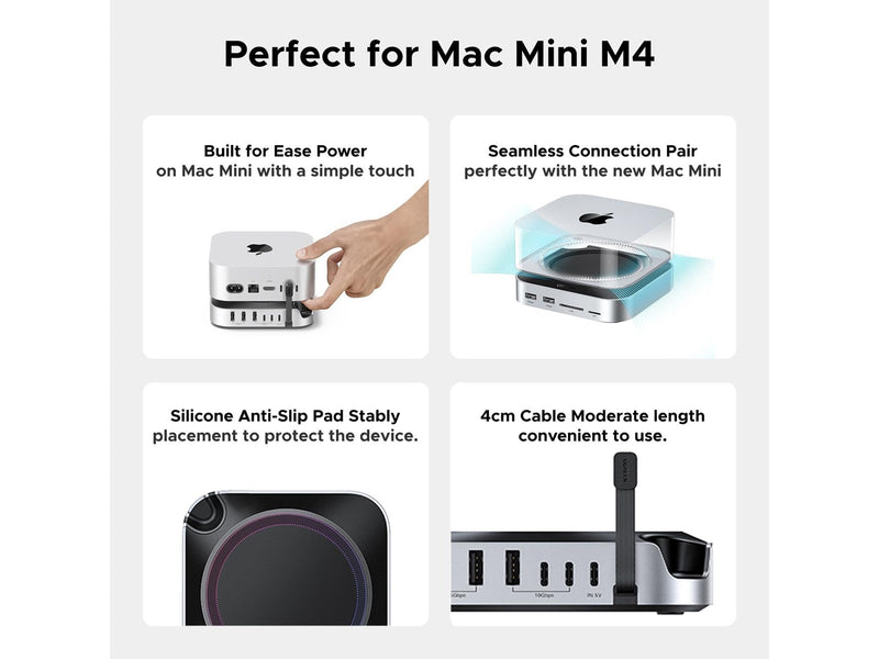 UGREEN Mac Mini M4 Docking Station (11-Port 8TB 10Gbps)