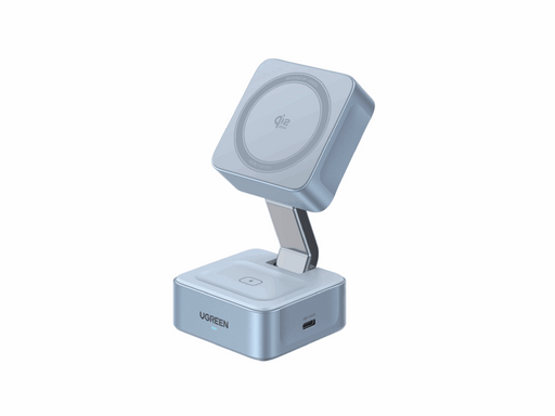 UGREEN MagFlow Qi2.2 25 W 2-in-1 Magnetic Wireless Charger