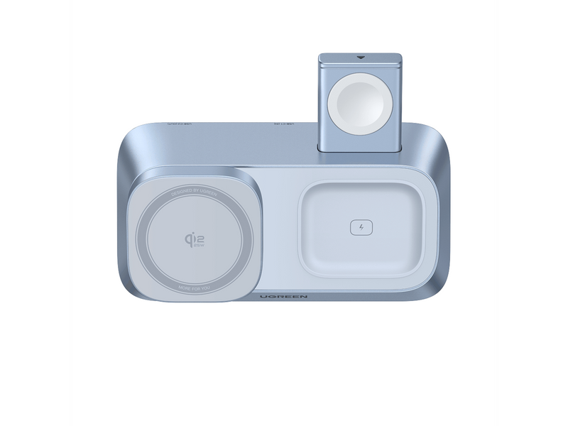 UGREEN MagFlow Qi2.2 25 W 3-in-1 Magnetic Wireless Charger Station