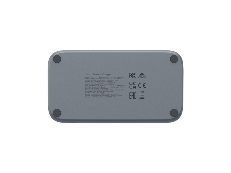 UGREEN MagFlow Qi2.2 25 W 3-in-1 Magnetic Wireless Charger Station