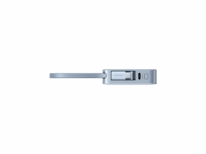UGREEN MagFlow Qi2.2 25 W Magnetic Wireless Powerbank with Built-in Cable - 10000 mAh