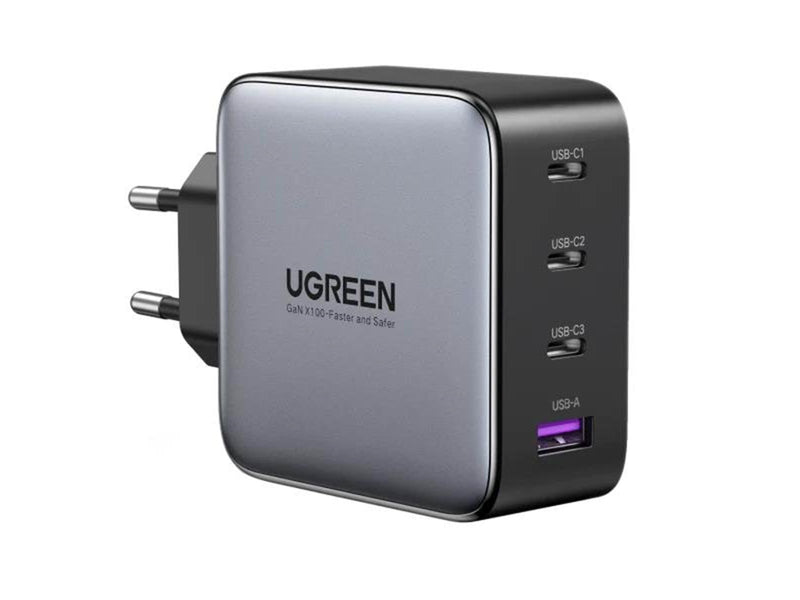 UGREEN Nexode GaN 100W Quad USB Charger - Black