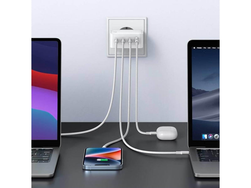 UGREEN Nexode GaN 100W Quad USB Charger - White