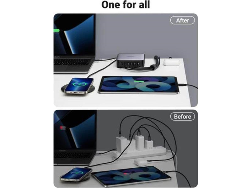 UGREEN Nexode GaN 200W - 6 x USB ports