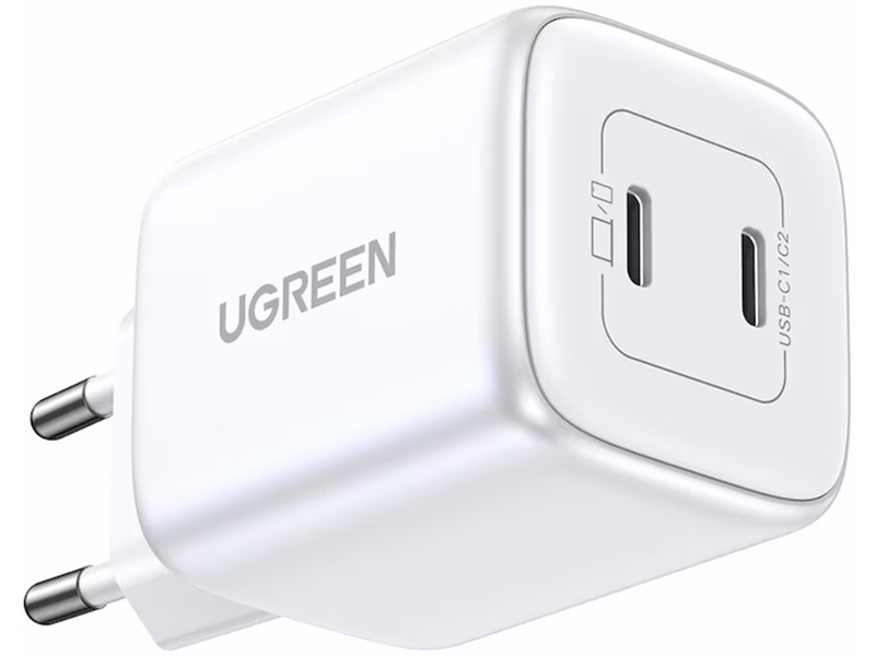 UGREEN Nexode GaN 45W Dual USB-C PD Charger - White