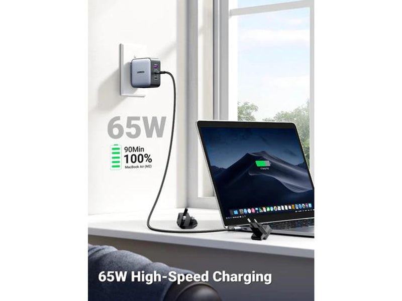 UGREEN Nexode GaN 65W Travel Adapter (US/UK/EU)