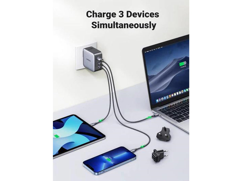 UGREEN Nexode GaN 65W Travel Adapter (US/UK/EU)