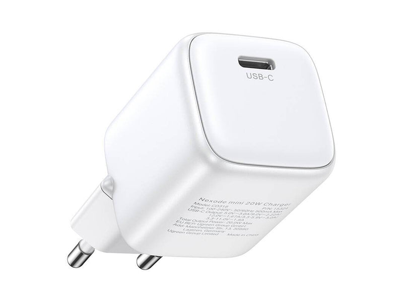 UGREEN Nexode Mini 20W PD Charger - White