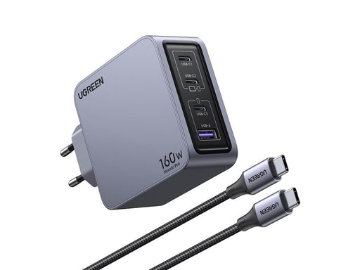 UGREEN Nexode Pro 160W 4-Port GaN Fast Charger with 240W USB-C Cable