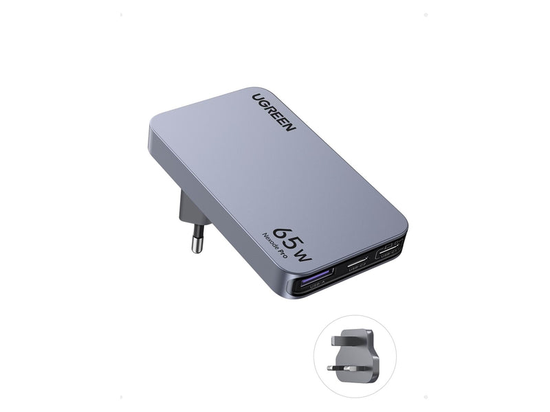 UGREEN Nexode Pro 65W 3-Port GaN Ultra-Slim Fast Travel Charger