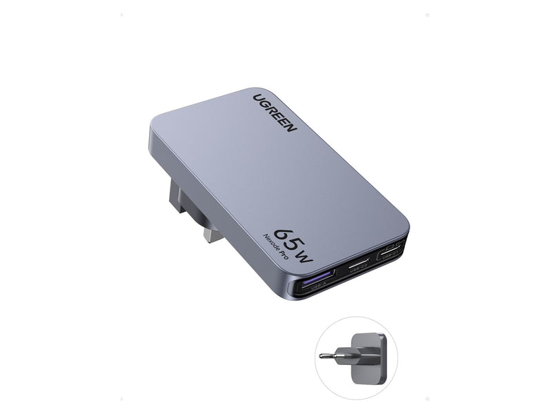 UGREEN Nexode Pro 65W 3-Port GaN Ultra-Slim Fast Travel Charger