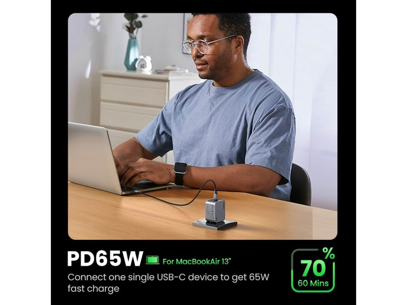 UGREEN Nexode Pro 65w 3-Port Gan Fast Charger