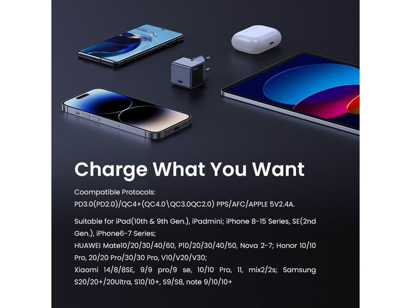 UGREEN Nexode S 30W GaN PD Fast Charger (1x USB-C)