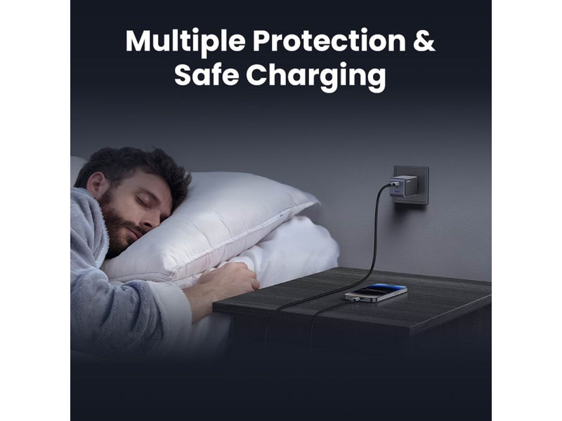 UGREEN Nexode S 65W 3-Port GaN PD Fast Charger (USB-A + 2x USB-C)