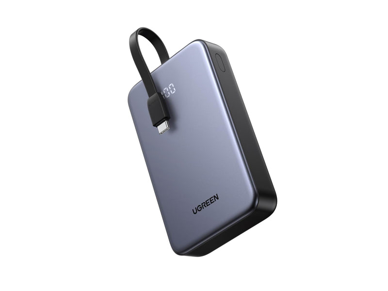 UGREEN Power Bank 20000mAh 22.5W with Integrated USB-C Cable - 20000 mAh