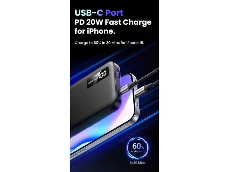 UGREEN Two-Way Fast Charging - 10000 mAh