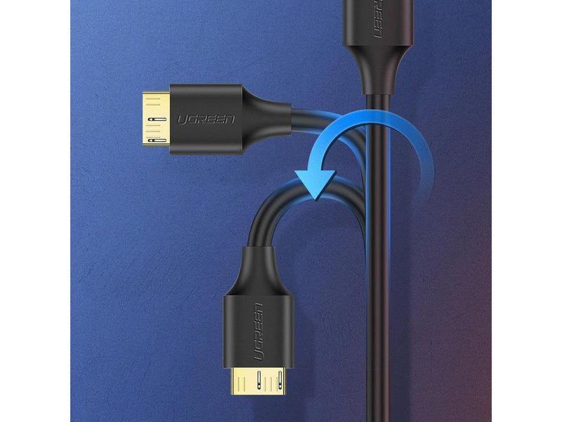 UGREEN US130 10841 USB-A 3.0 - micro USB-B cable 1m - black