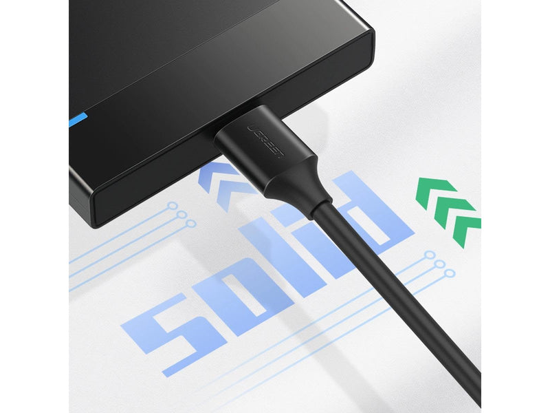 UGREEN US130 10841 USB-A 3.0 - micro USB-B cable 1m - black