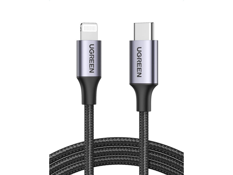 UGREEN USB-C <-> Lightning - 1m - Schwarz