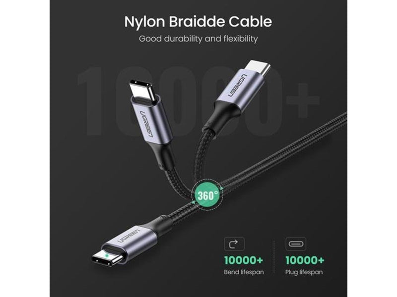UGREEN USB-C <-> USB-C - 100W - 1m - Schwarz