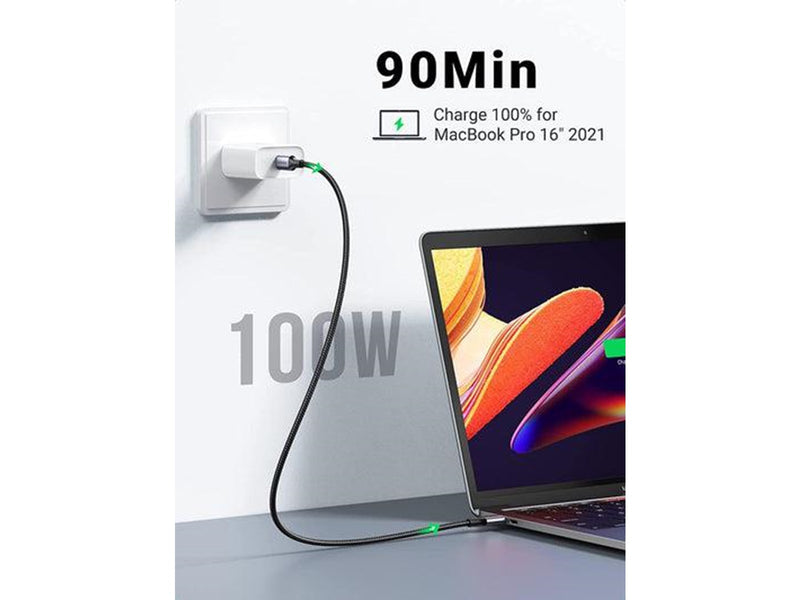 UGREEN USB-C <-> USB-C - 100W - 1m - Schwarz