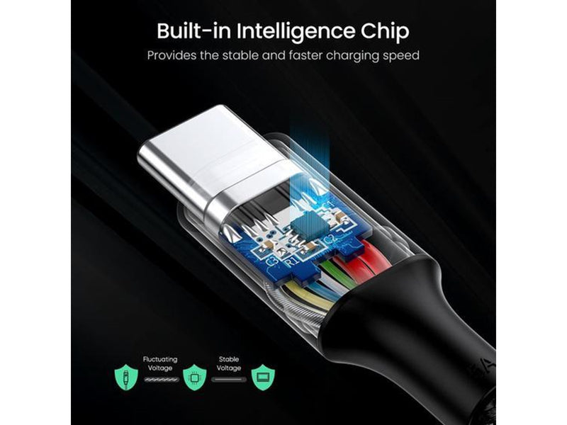 UGREEN USB-C <-> USB-C - 100W - 1m - Schwarz