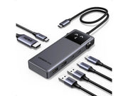 UGREEN Uno 6-In-1 Usb-C Hub USB-Hubs - 6 - Grau