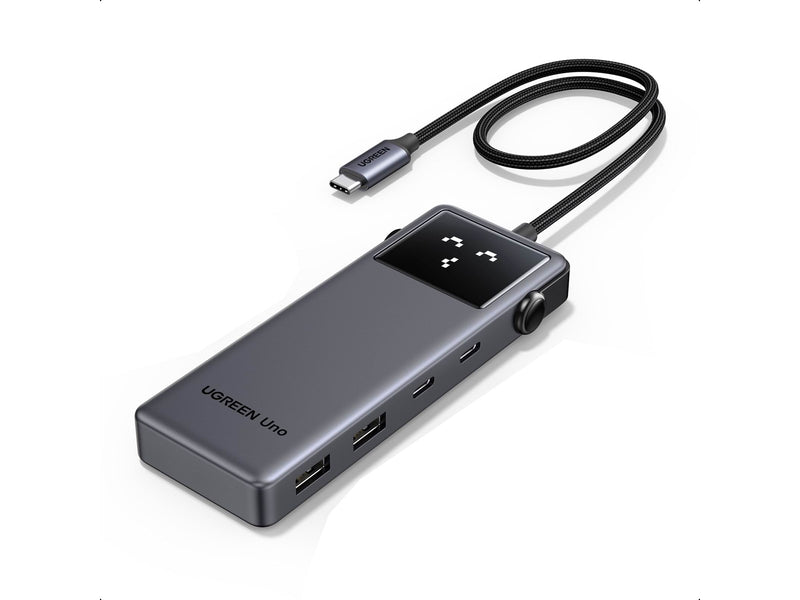 UGREEN Uno 6-In-1 Usb-C Hub USB-Hubs - 6 - Grau