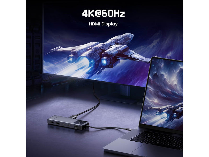 UGREEN Uno 6-In-1 Usb-C Hub USB-Hubs - 6 - Grau