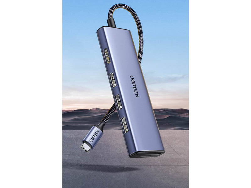 UGREEN Usb-C Multifunction Adapter USB-Hubs - 3 - silber