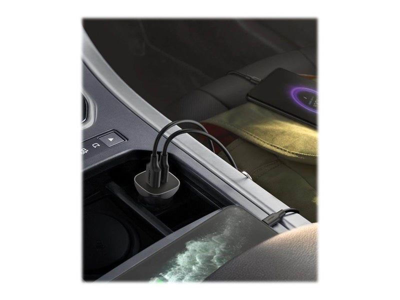 UGREEN car power adapter - USB 24 pin USB-C - 18 Watt